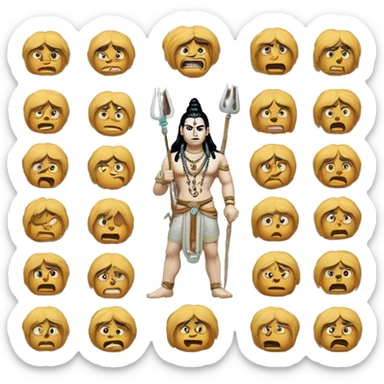 lord-shiva-in-anger sticker
