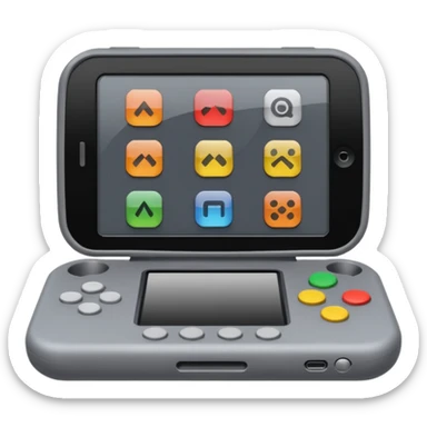 handheld console 2000s sticker