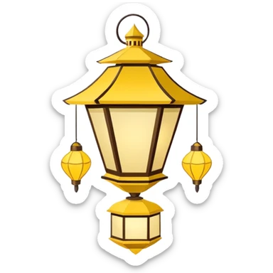 Lanterna flutuante do filme da Rapunzel, lanterna da Tailândia  sticker