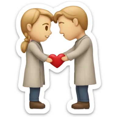 Create a heart that i crossing a other heart sticker