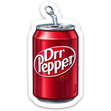 Dr Pepper can sticker