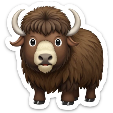 musk ox sticker