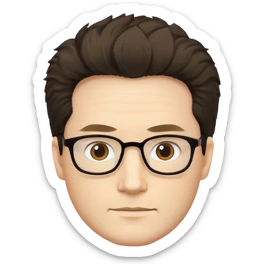 Pierre Poilievre warm white and fuzzy sticker