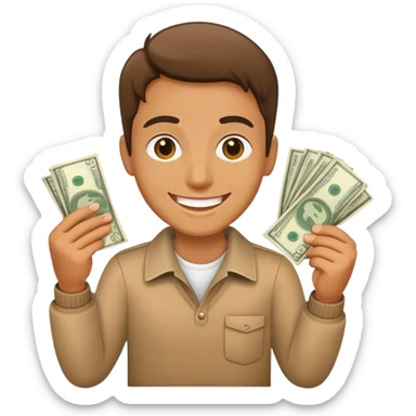 Ssbiondel dinero sticker