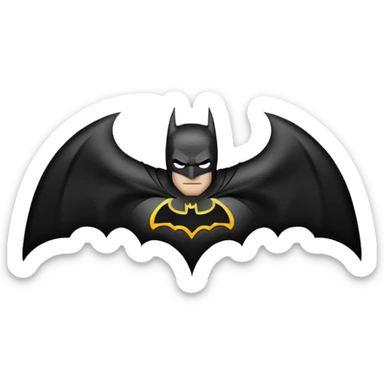 batman logo sticker