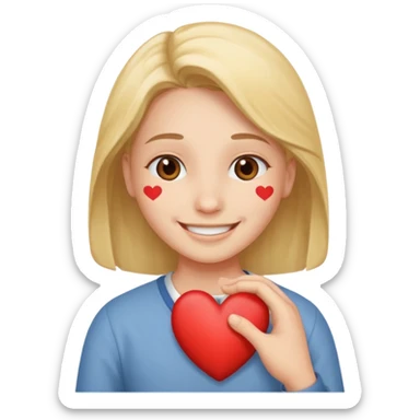 FLOORK DANDO UN CORAZÓN Y DICIENDO DURMETE O TE CONQUISTO sticker