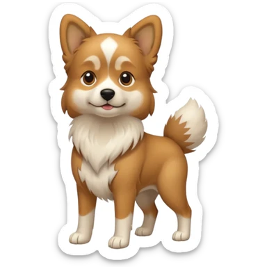 Dog with huge ass sfw full body sticker