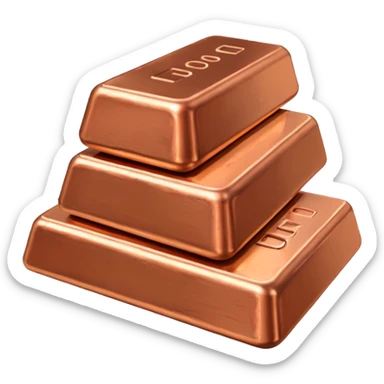 copper ingots sticker
