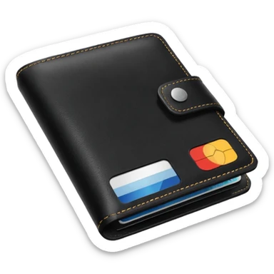 wallet credit card sticker