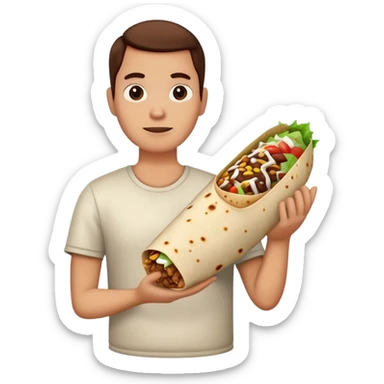 chipotle in hand sticker