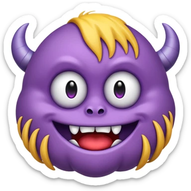 Der emoyi soll ein Monster sein sticker