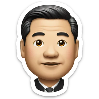 president Xi sticker