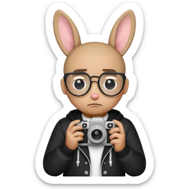 Necesito 5 emojis de Bad bunny con temática de su álbum debí tirar mas fotos, sticker