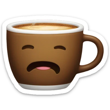 Coffee sticker