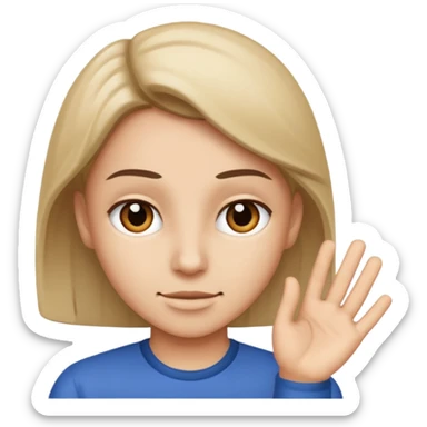 Someone saying bet sticker