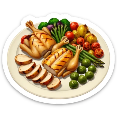 Cooking food  sticker