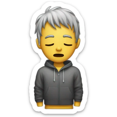 qwerty cries that his family abandoned him sticker