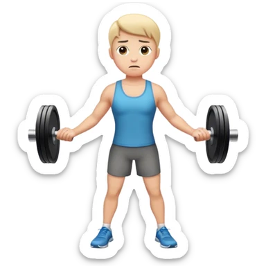 shrugs exercise sticker