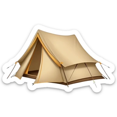 camping tent sticker