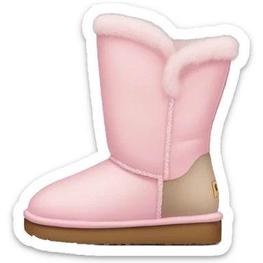 light pink uggs sticker
