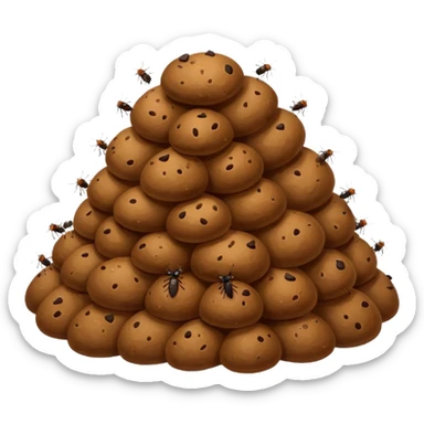 Tuvalete bok yapılmış sticker