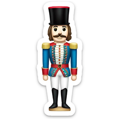 nutcracker, male with torso sticker
