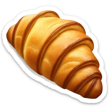 Buttery chocolate filled croissant  sticker