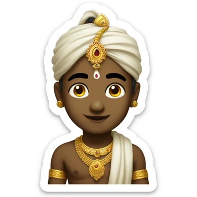 Little Krishna sticker