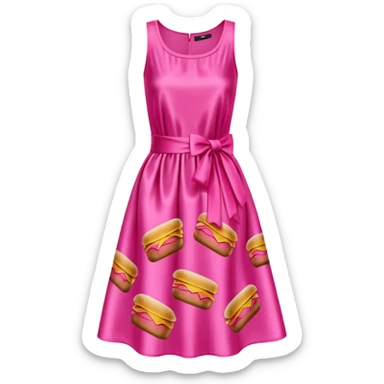 BETSEY JOHNSON STYLE SPAM print dress sticker