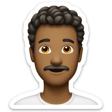 Homme choqué  sticker