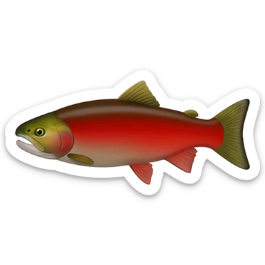 kokanee salmon sticker