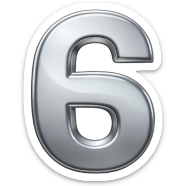 Number sixty seven sticker