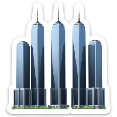 Twin Towers sticker