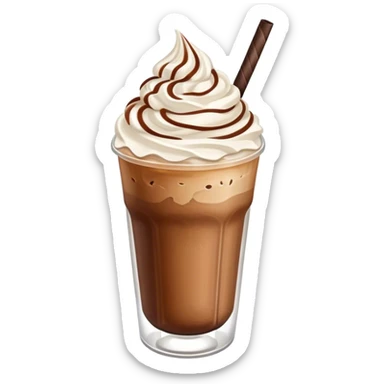 Coffee iced coffee frappe sticker