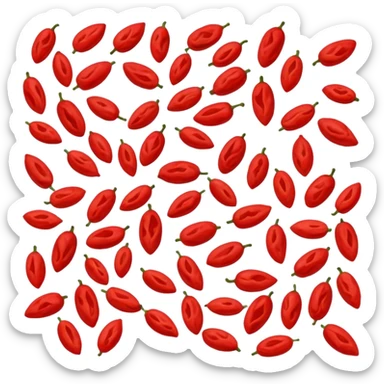 dried goji berrie sticker