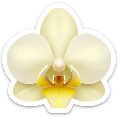 flor de vainilla sticker