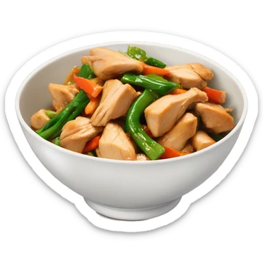 chicken stir fry sticker