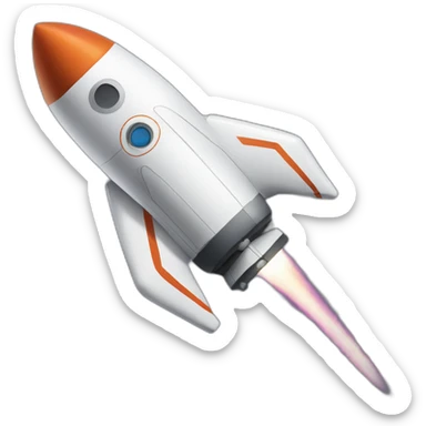 space x rocket sticker
