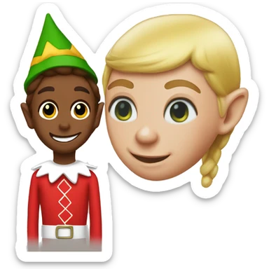 Elf on a shelf sticker