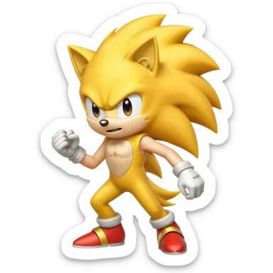 super sonic legend sticker