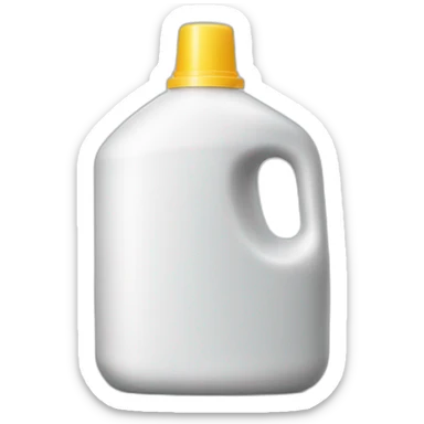 big laundry detergent jug sticker