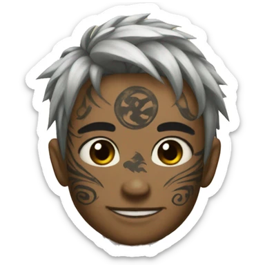 Sukuna with tattoos  sticker