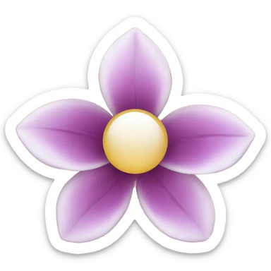 Yoga flower sticker
