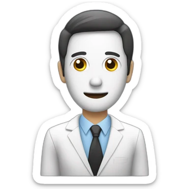 lawyer with question mark above head sticker