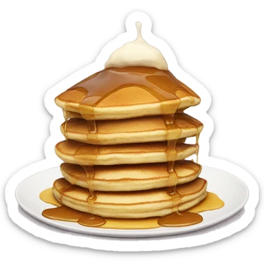 Pancake sticker