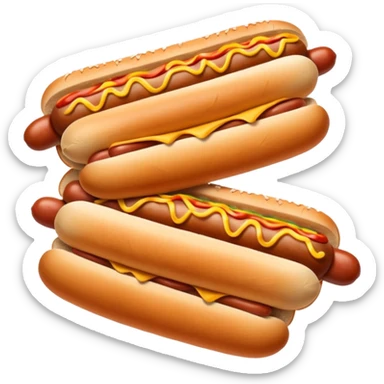 Nature hot dogs sticker