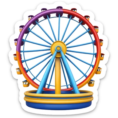 Amusement Park Ride sticker