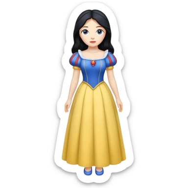 snow white full sticker