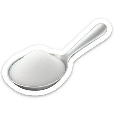 emoji with a spoon of sugar sticker