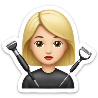 hairdresser sticker